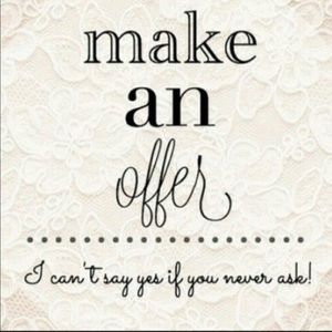 All offers considered